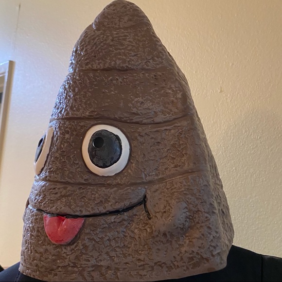 Poop Latex Mask - Picture 3 of 4